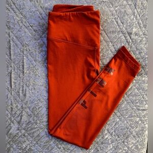 PINK Victoria's Secret Kids Vibrant Red Leggings